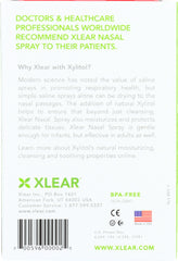 XLEAR: Xylitol Natural Saline Nasal Spray 3 Pack, 2.25 oz