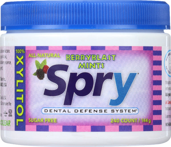 SPRY: Berry Blast Mints 240 pieces, 144 grams