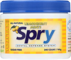 SPRY: Lemonburst Sugarfree Mints 240 pieces, 144 grams