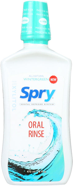 SPRY: Oral Rinse Wintergreen, 16 oz