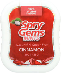 SPRY: Mints Gems Cinnamon, 40 pc