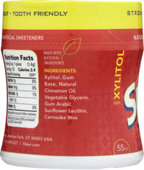 SPRY: Stronger Longer Cinnamon Xylitol Gum, 55 pc