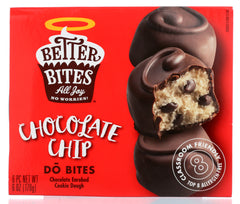 BETTER BITES: Chocolate Chip Dough Bites 6-pack, 6 oz