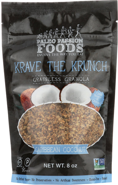 PALEO PASSION: Granola Grain Less Caribbean Coconut, 8 oz