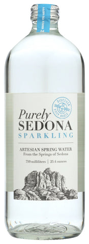 PURELY SEDONA: Sparkling Artesian Spring Water, 25.4 oz