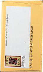 BUBBA BURGER: Burger Patty Turkey Natural, 32 oz