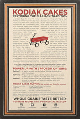 KODIAK: Mix Power Cakes Crunchy Peanut Butter Flapjack, 18 oz