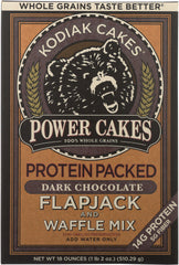 KODIAK: Mix Power Cakes Dark Chocolate Flapjack, 18 oz