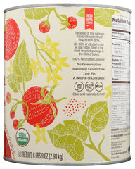 NATURAL VALUE: Ground Peeled Tomatoes, 102 oz