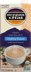 OREGON CHAI: Slightly Sweet Original Chai Tea Latte Concentrate, 32 oz