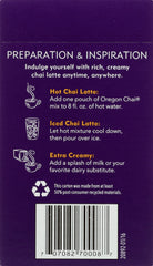 OREGON CHAI: The Original Chai Tea Latte Powdered Mix, 8 pc