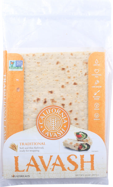 CALIFORNIA LAVASH: Traditional Lavash Flat Bread, 10 oz