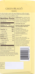 GREEN & BLACK'S: Organic White Chocolate, 3.5 oz