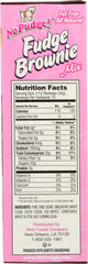 NO PUDGE: Brownie Mix Original Fat Free, 13.7 oz