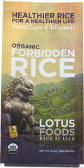 LOTUS FOODS: Organic Forbidden Rice, 15 oz