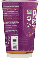 LOTUS FOODS: Noodle Brown Rice Cup Masala Curry, 2 oz