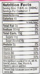 NAWGAN: Beverage Berry Caffeinated Single, 11.5 fo