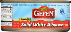 GEFEN: Gefen Solid White Albacore in Water, 6 oz