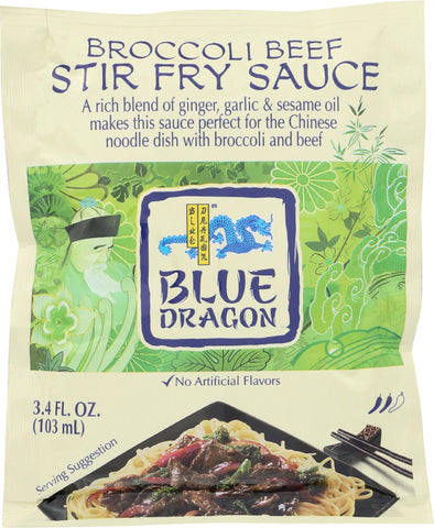 BLUE DRAGON: Broccoli Beef Stir Fry Sauce, 3.4 oz