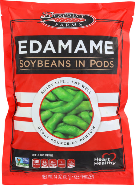 SEA POINT FARMS: Edamame Soybean In Pods Frozen, 14 oz