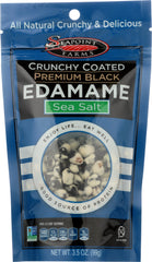 SEA POINT FARMS: Crunchy Coated Premium Black Edamame Sea Salt, 3.5 oz
