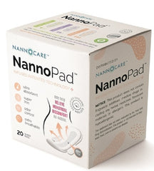 NANNOPAD: Ultra-Absorbent Menstrual Super Pads, 20 pc
