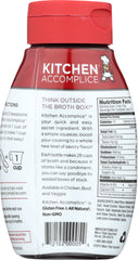 KITCHEN ACCOMPLICE: Beef Broth Concentrate Liquid, 12 oz