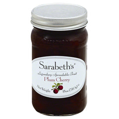 SARABETHS: Fruit Spread Plum Cherry, 18 oz