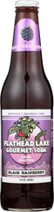 FLATHEAD LAKE GOURMET SODA: Soda Black Raspberry, 12 fo