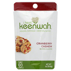 I HEART KEENWAH: Quinoa Cluster Cranberry Cashew, 1.5 oz