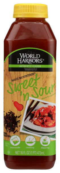 WORLD HARBORS: Sauce Maui Mountain Sweet 'n Sour, 16 oz