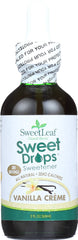 SWEETLEAF: Liquid Stevia Sweet Drops Sweetener Vanilla Creme, 2 oz