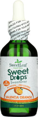 SWEETLEAF: Liquid Stevia Sweet Drops Sweetener Valencia Orange, 2 oz