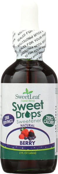 SWEETLEAF: Sweet Drops Berry Liquid Stevia, 2 oz