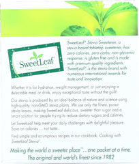 SWEETLEAF: Natural Stevia Sweetener, 35 Packets