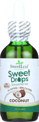 SWEETLEAF LIQUID STEVIA: Sweet Drops Sweetener Coconut, 2 oz