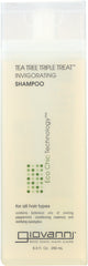 GIOVANNI COSMETICS: Tea Tree Triple Treat Invigorating Shampoo, 8.5 oz