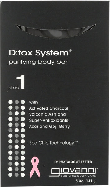 GIOVANNI: D:tox System Purifying Body Bar, 5 oz