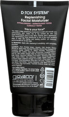 GIOVANNI COSMETICS: D:tox System Replenishing Facial Moisturizer Step 3, 4 oz