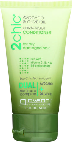 GIOVANNI COSMETICS: 2Chic Avocado and Olive Oil Conditioner, 1.5oz