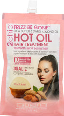 GIOVANNI COSMETICS: 2Chic Frizz Be Gone Hot Oil Hair Treatment Shea Butter & Sweet Almond Oil, 1.75 oz