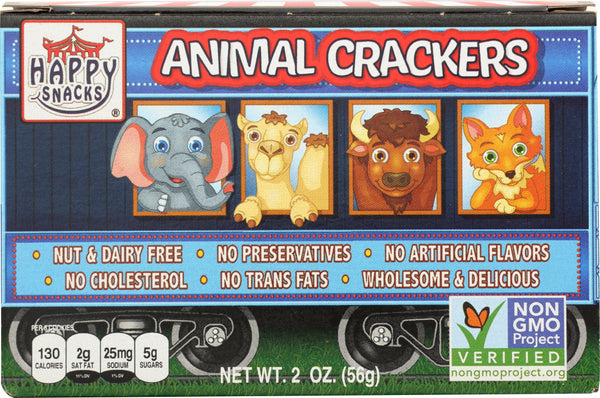 HAPPY SNACKS: Cracker Non-GMO Animal, 2 oz