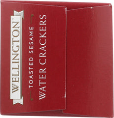 WELLINGTON: Toasted Sesame Water Cracker, 4.4 oz