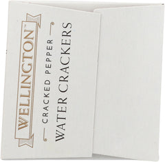 WELLINGTON: Cracked Pepper Water Crackers, 4.4 oz