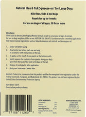 NATURAL CHEMISTRY: Natural Flea & Tick Squeeze On For Large Dogs, 25 ml
