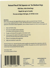 NATURAL CHEMISTRY: Flea and Tick Squeeze-On for Medium Dogs, 15 ml