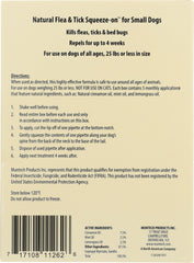 NATURAL CHEMISTRY: Natural Flea & Tick Squeeze-On for Small Dogs, 7.5 ml