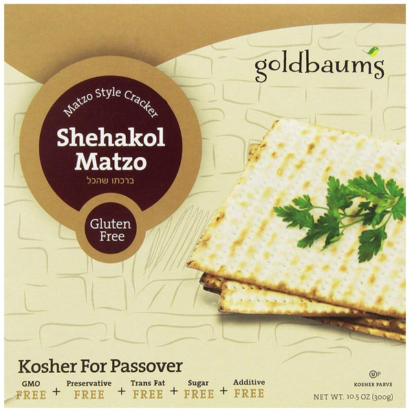 GOLDBAUMS: Matzoh Gluten Free, 10.5 oz