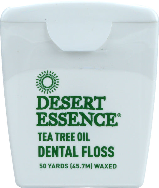 DESERT ESSENCE: Dental Floss Tea Tree Oil, 50 Yards