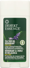 DESERT ESSENCE: Tea Tree Oil Deodorant with Lavender Oil, 2.5 oz